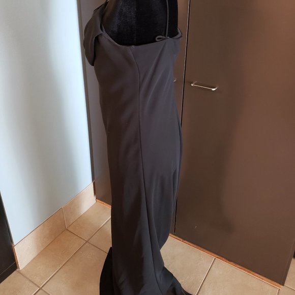 Onyx Black Dress with Lining Size 14 - Picture 7 of 8
